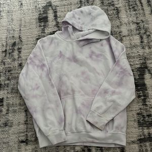 purple tie dye hoodie